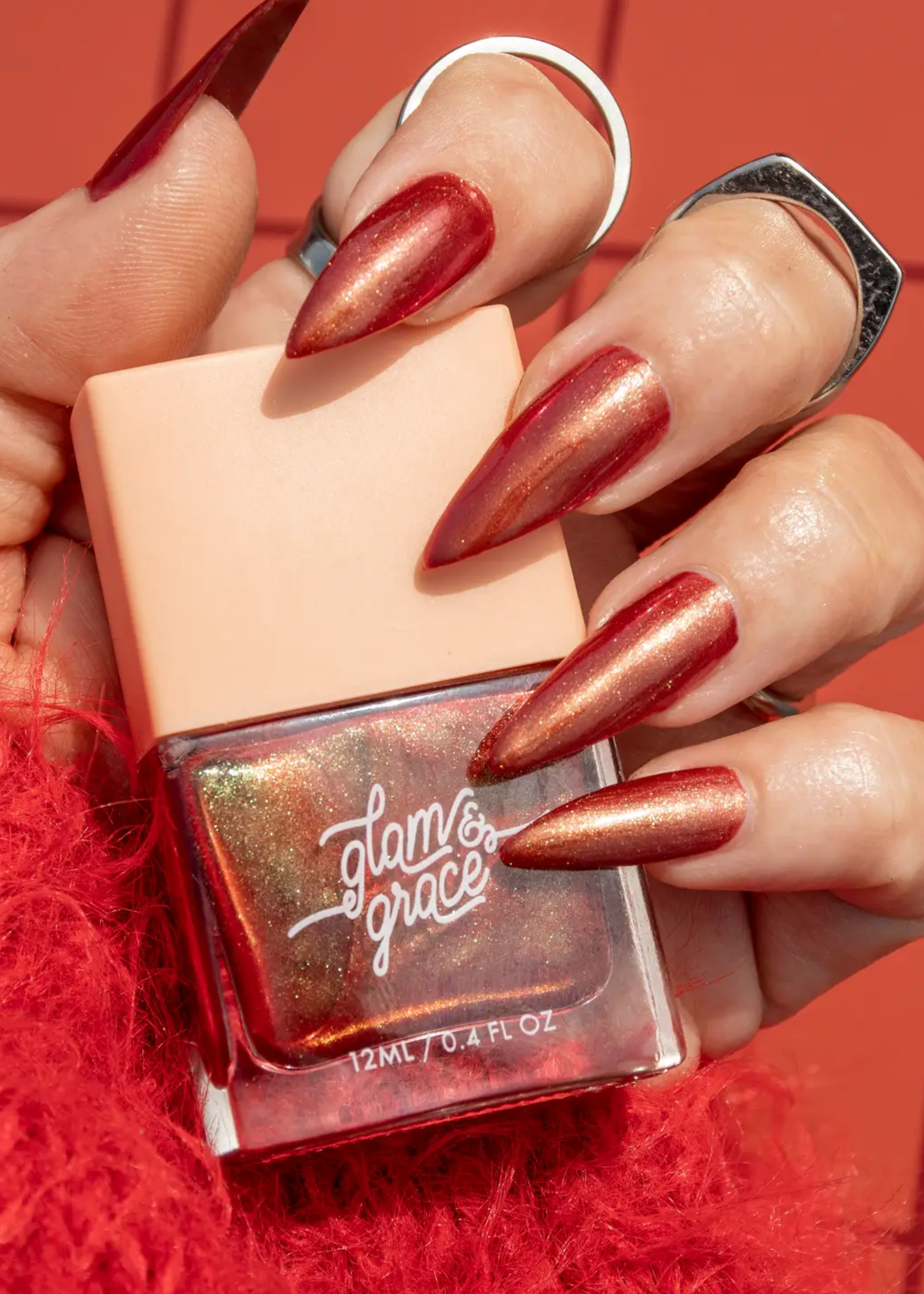 Nail polish, ketchup