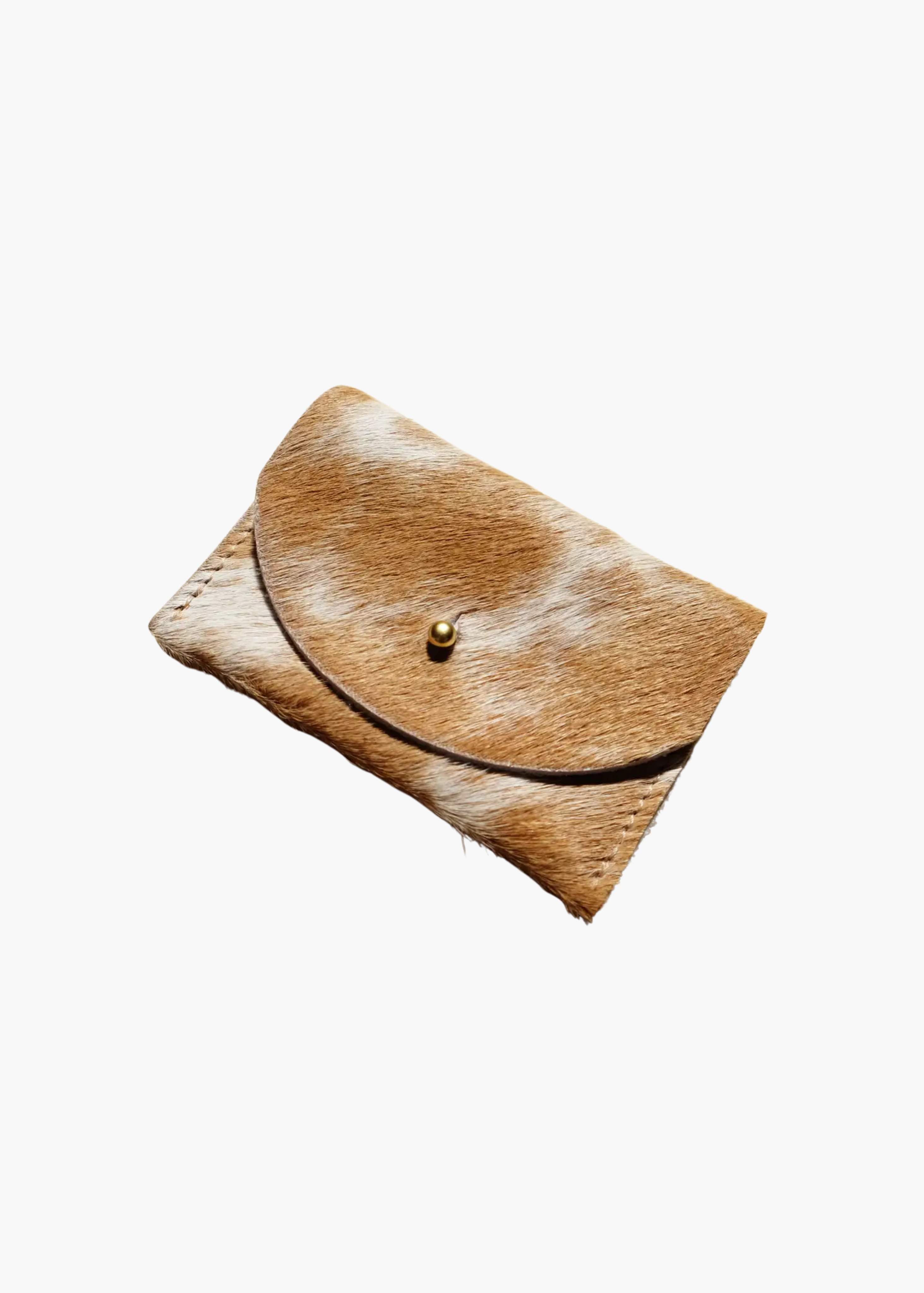 Cardholder, caramel speckled