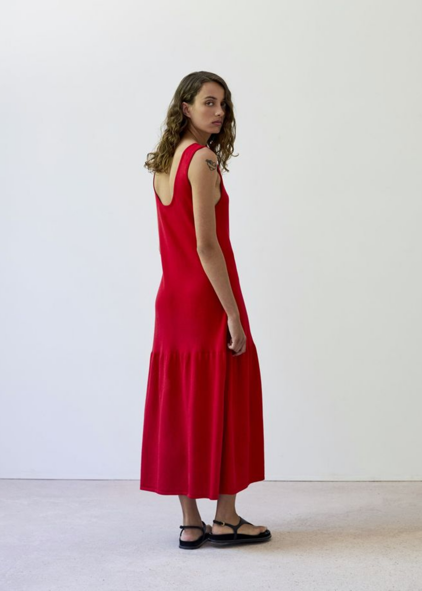 Paloma dress, red