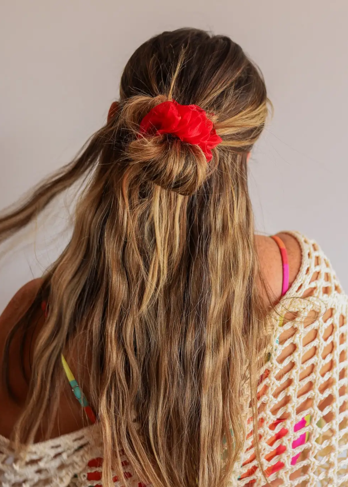 Midi scrunchie, pink