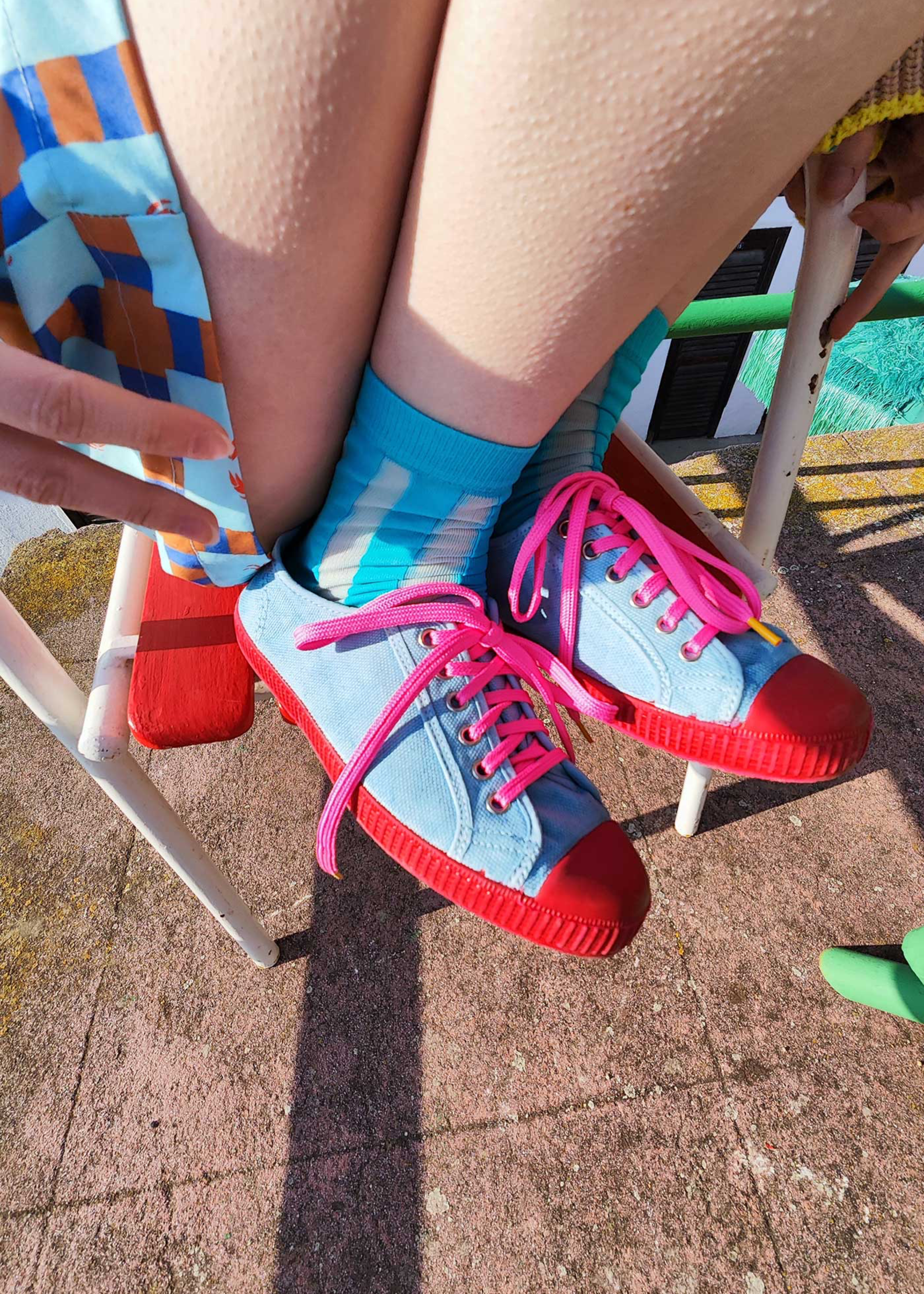 Bamba sneaker, turquoise