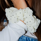Spotted scrunchie
