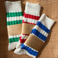 High socks, blue