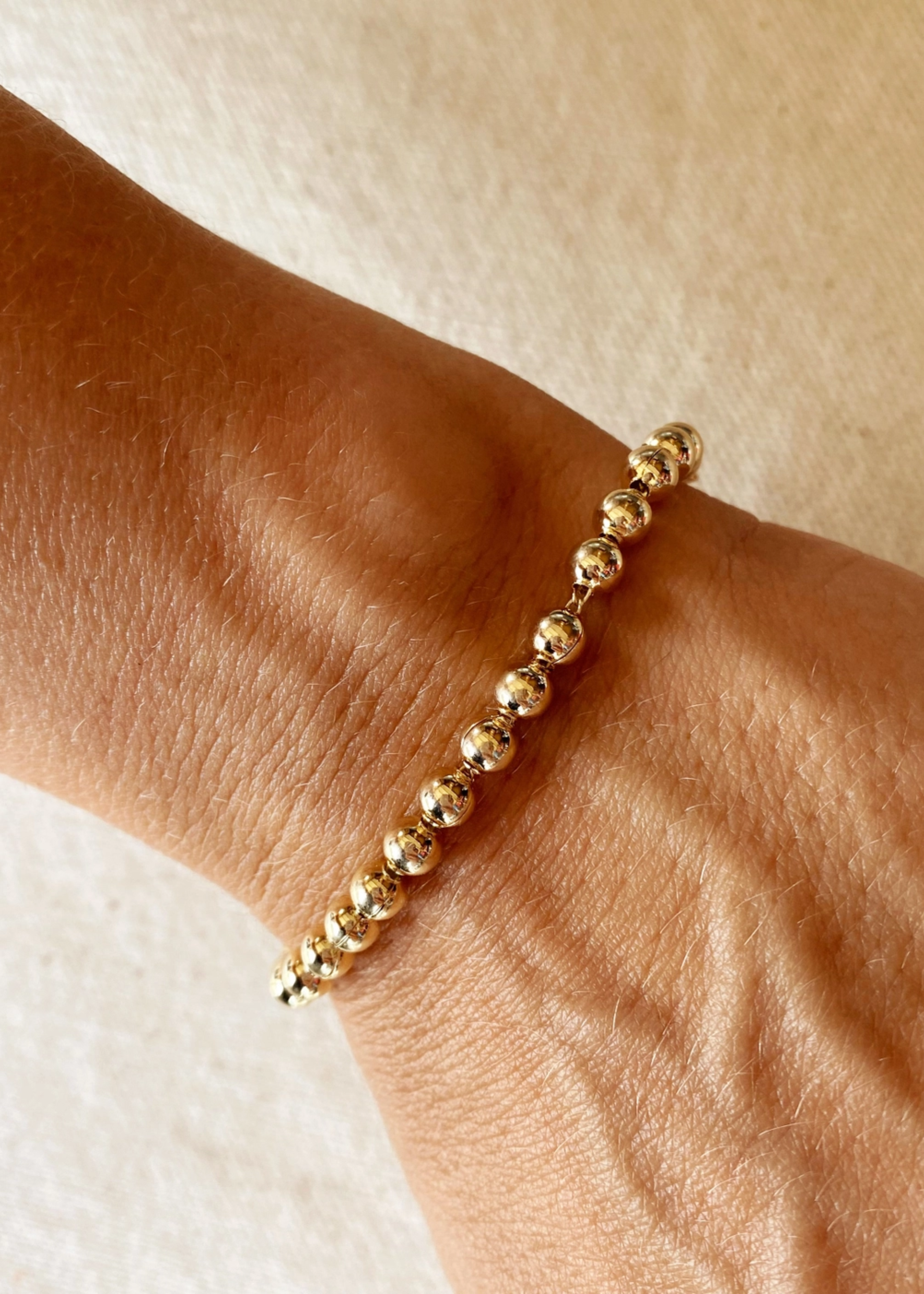 Beaded bracelet, 4.5mm
