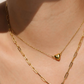 Magnet hearts necklace