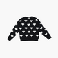 Kids love sweater, black