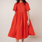 Maquette dress, red
