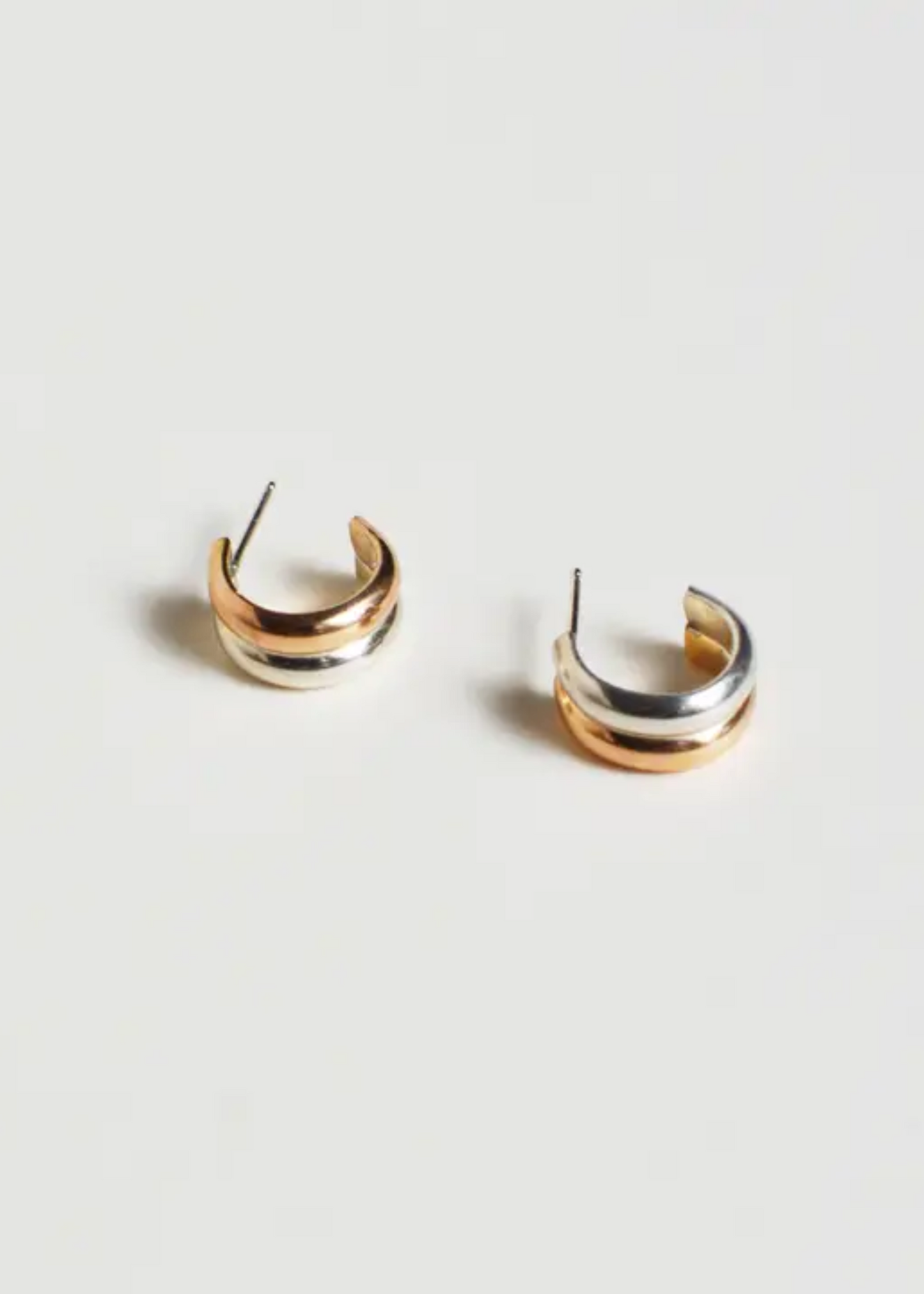 Mixed metal hoops