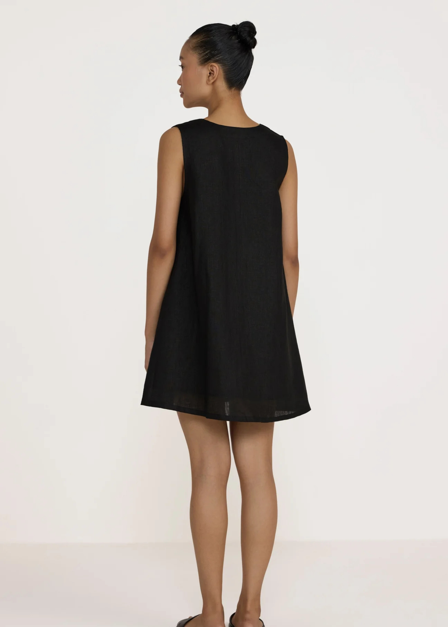 V-neck mini dress