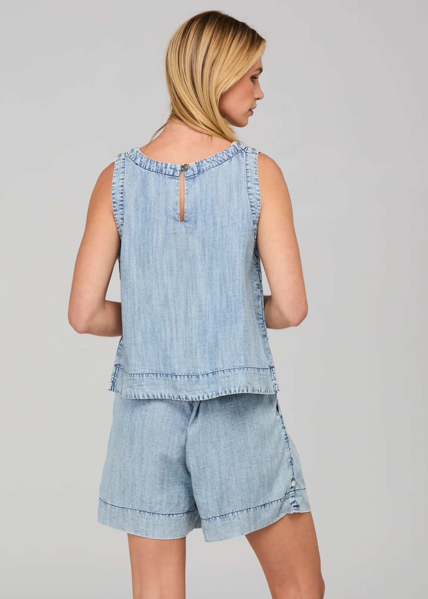 Mona top, blue