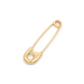 Safety pin earring (original), 14K yellow gold