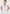 Tie front vest, white linen