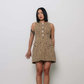 Shell skort, leopard