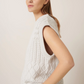 Aran vest, oat