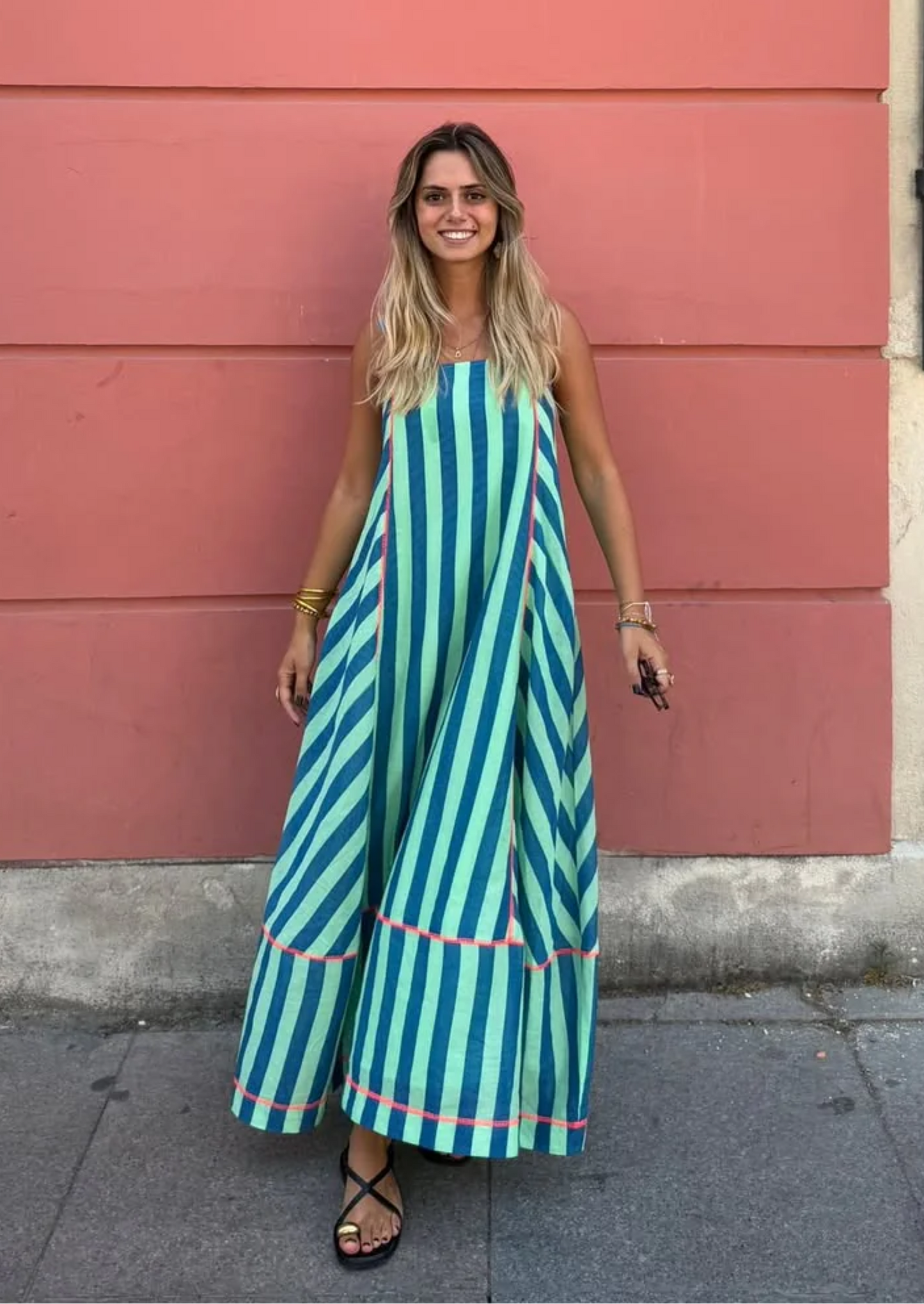 Sami dress, capri green