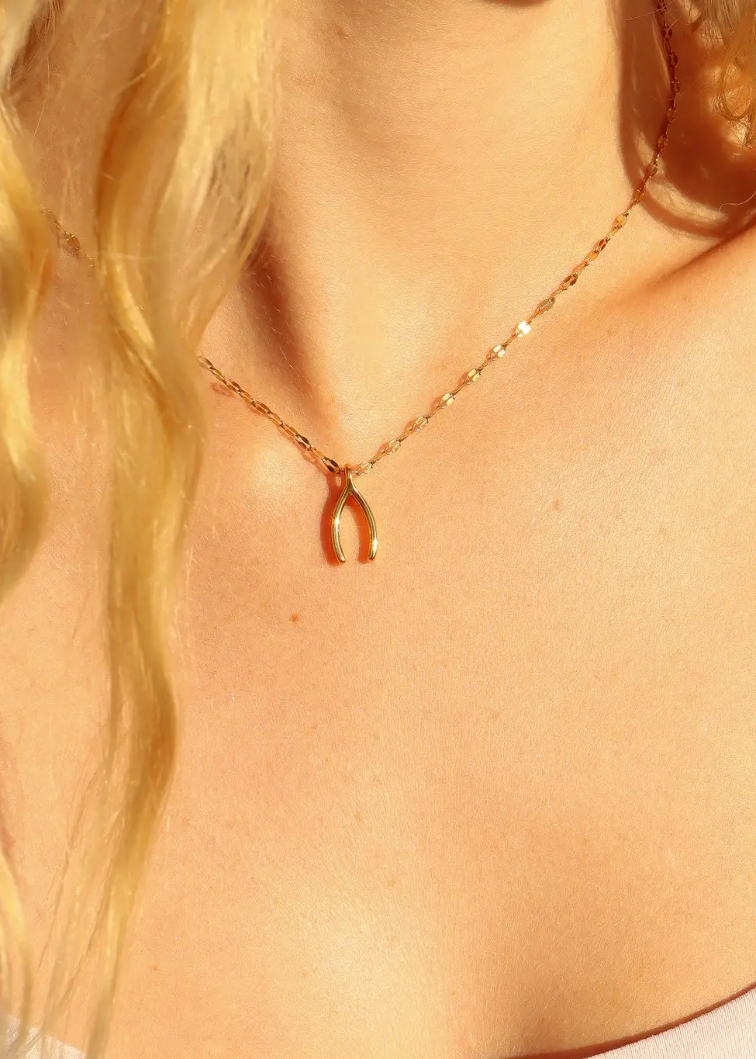 Wishbone charm
