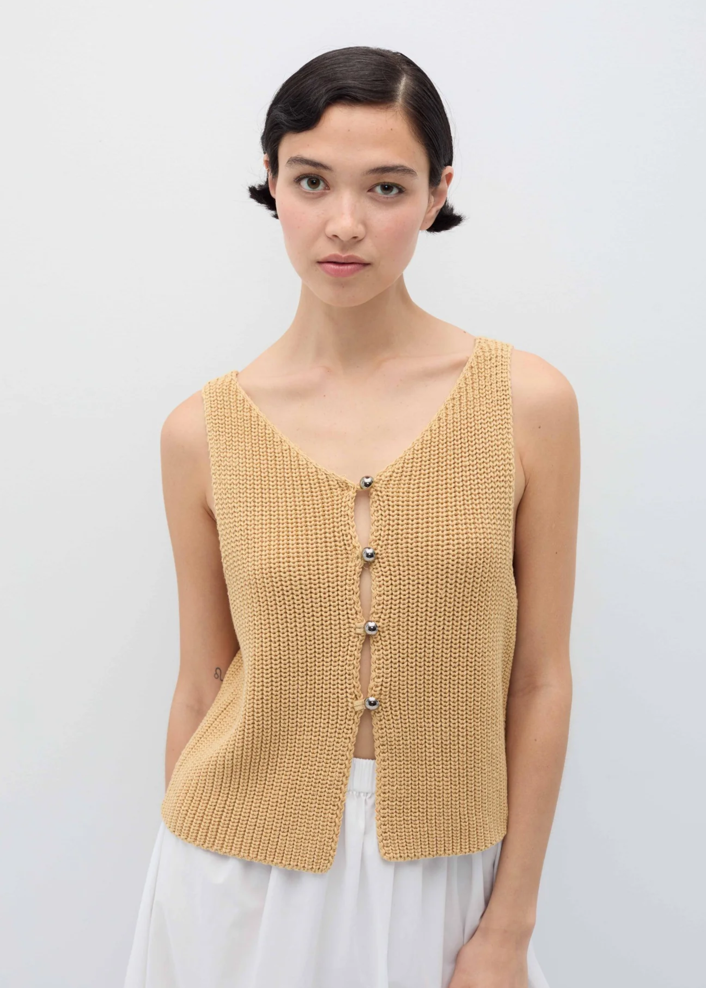 Lilith top, coffee