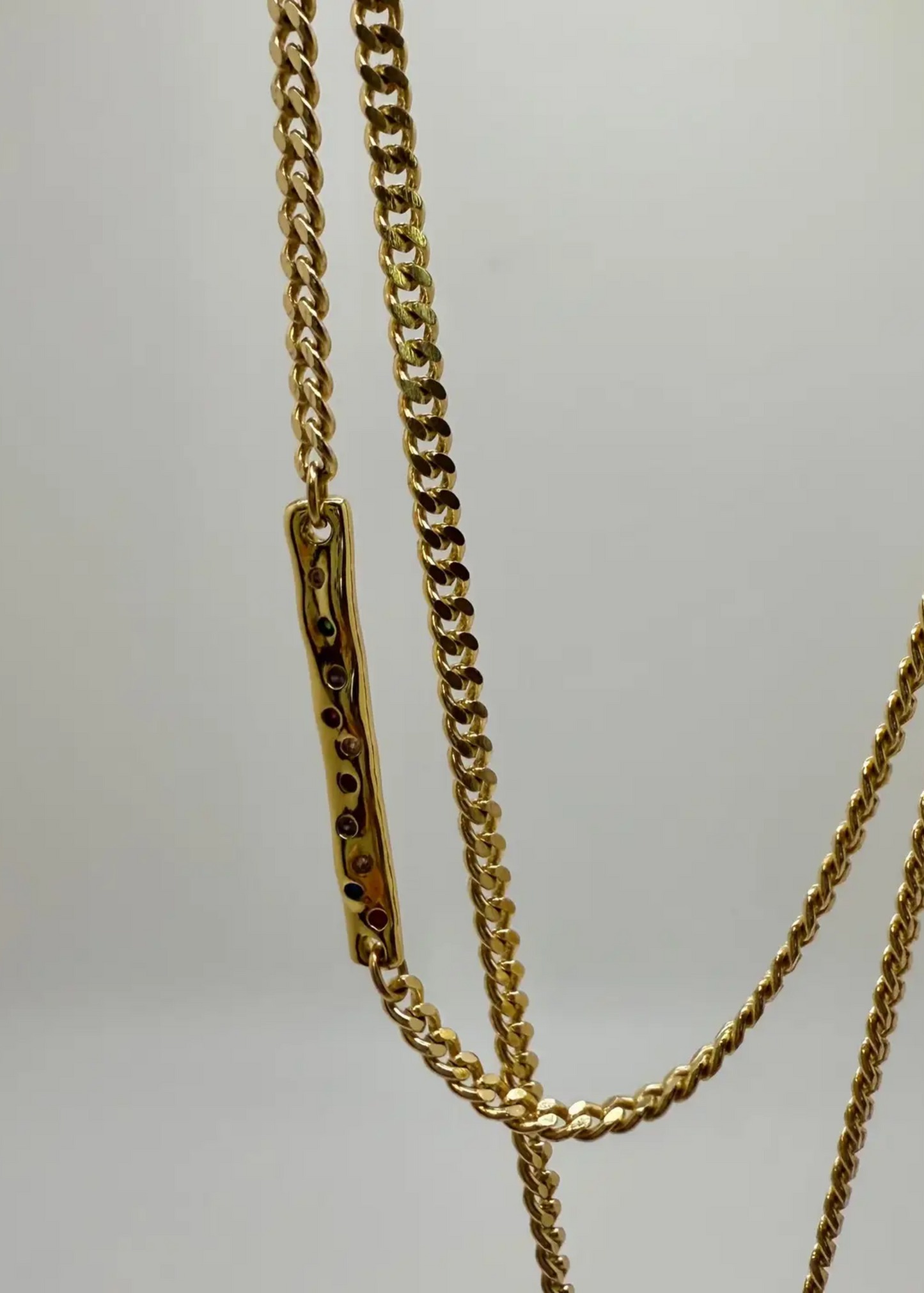 The alignment chain necklace