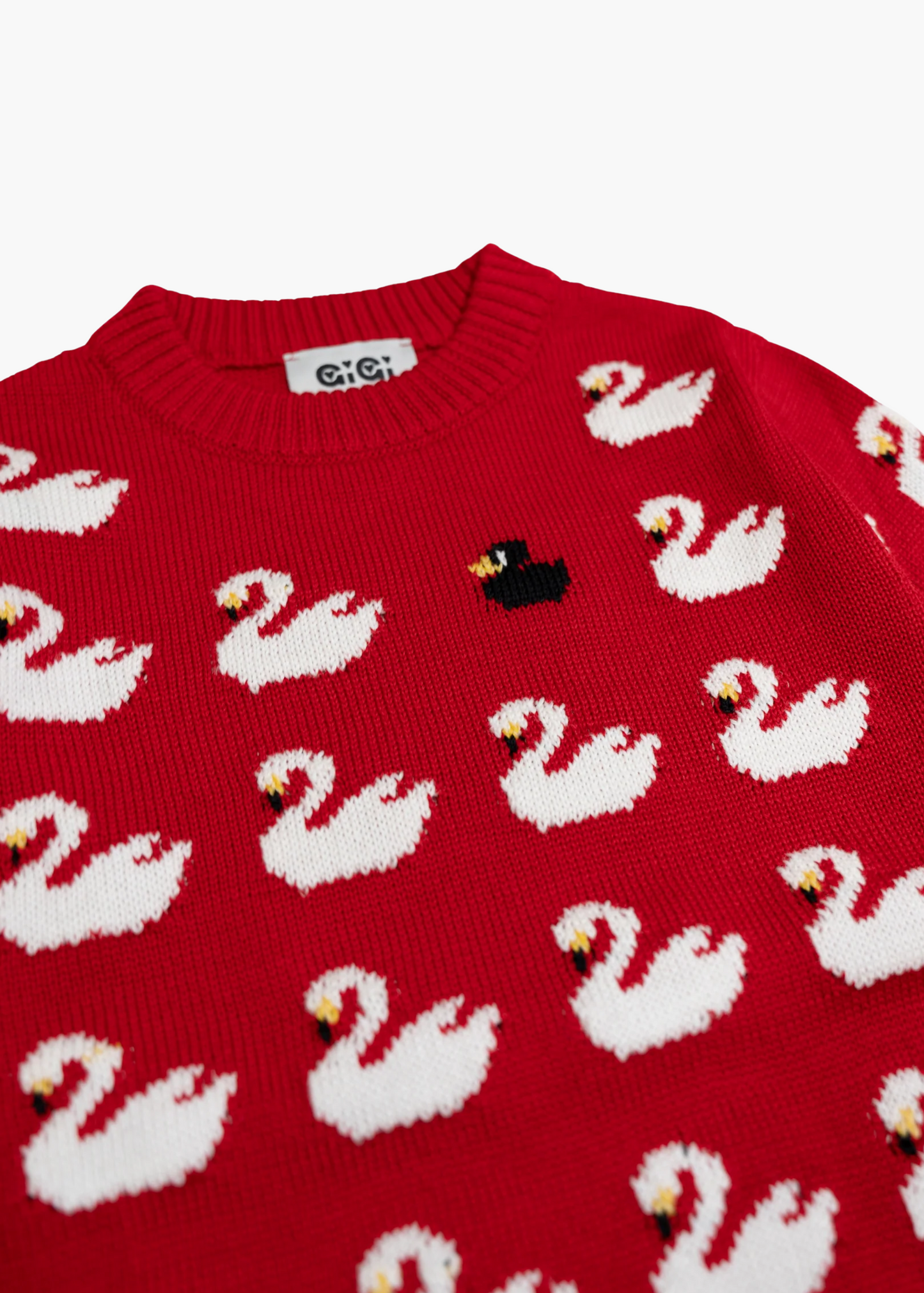 Ugly duckling sweater, red