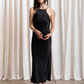 High neck bias dress
