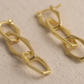 Geometric dangle earrings