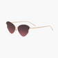 Transformation sunglasses, gold/burgundy