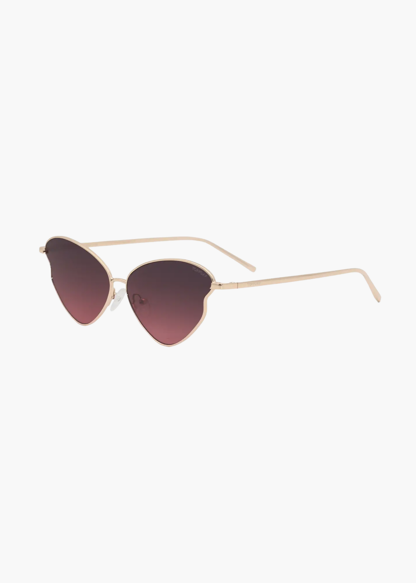 Transformation sunglasses, gold/burgundy