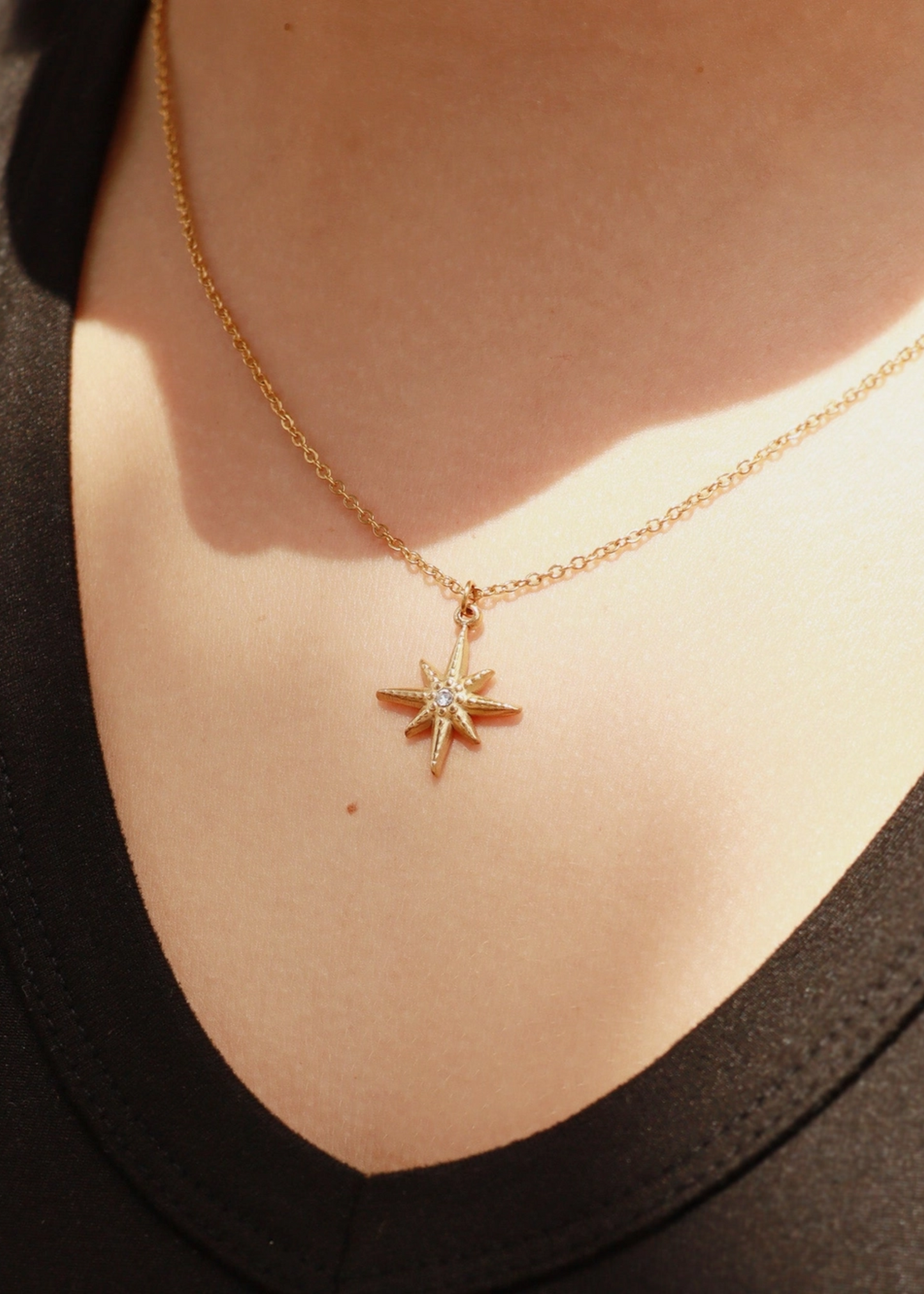 Compass star charm