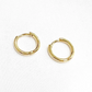 Soleil huggie hoops