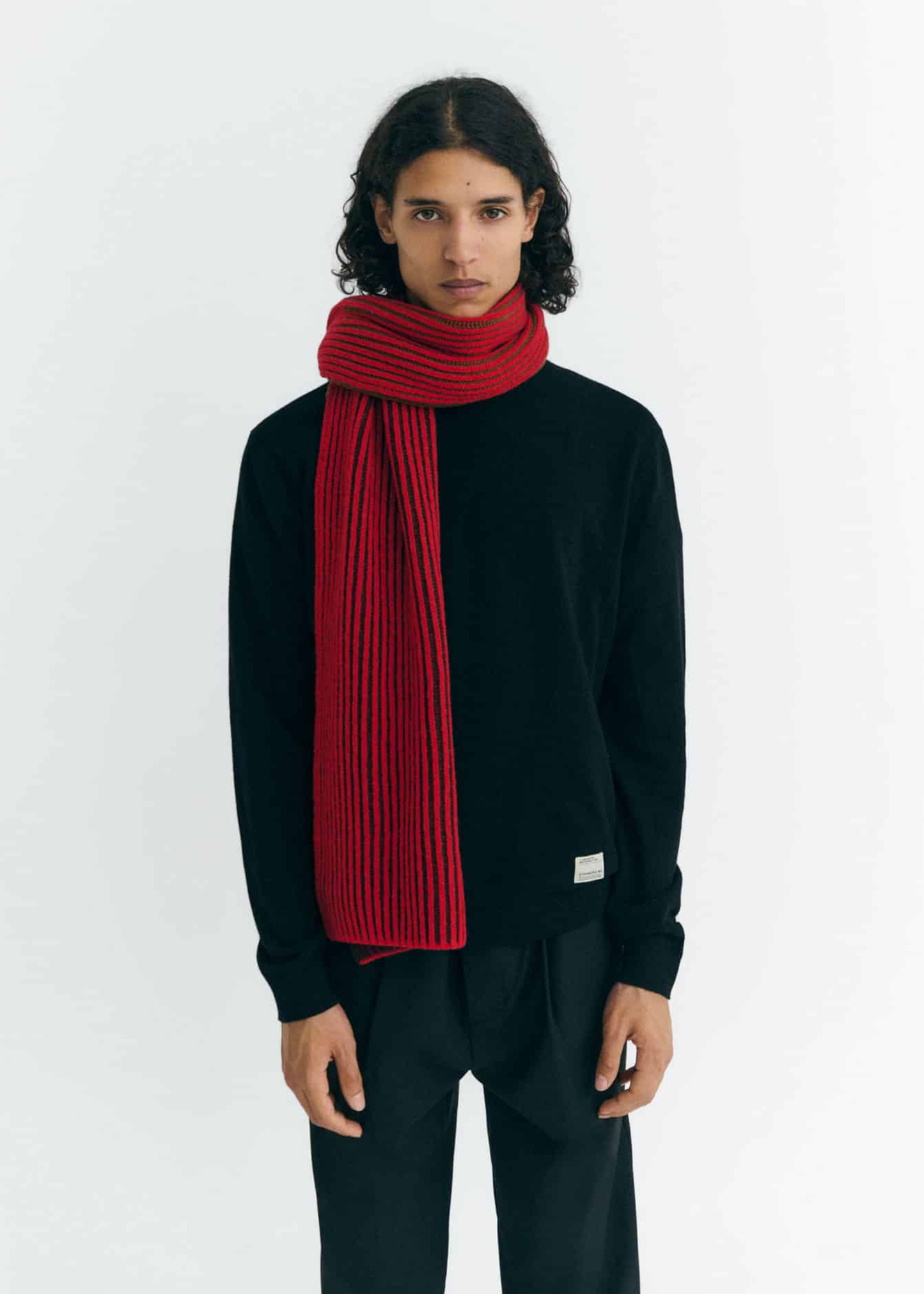 Ghede knitted scarf, merapi