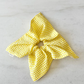 Mini gingham diamond scrunchy, yellow