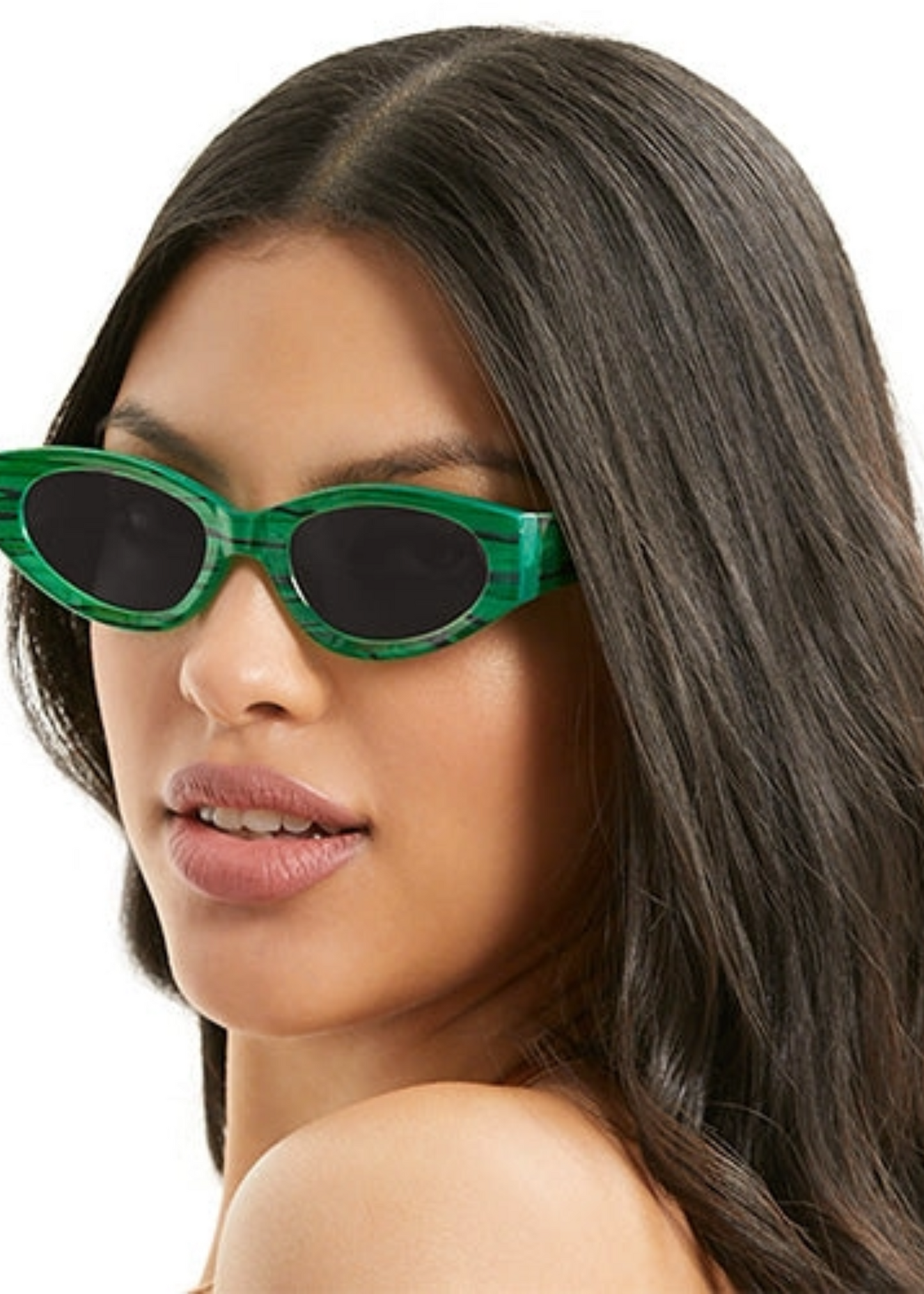 Kat x money moves sunglasses, green