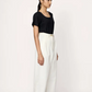 Boyfriend pant, ivory