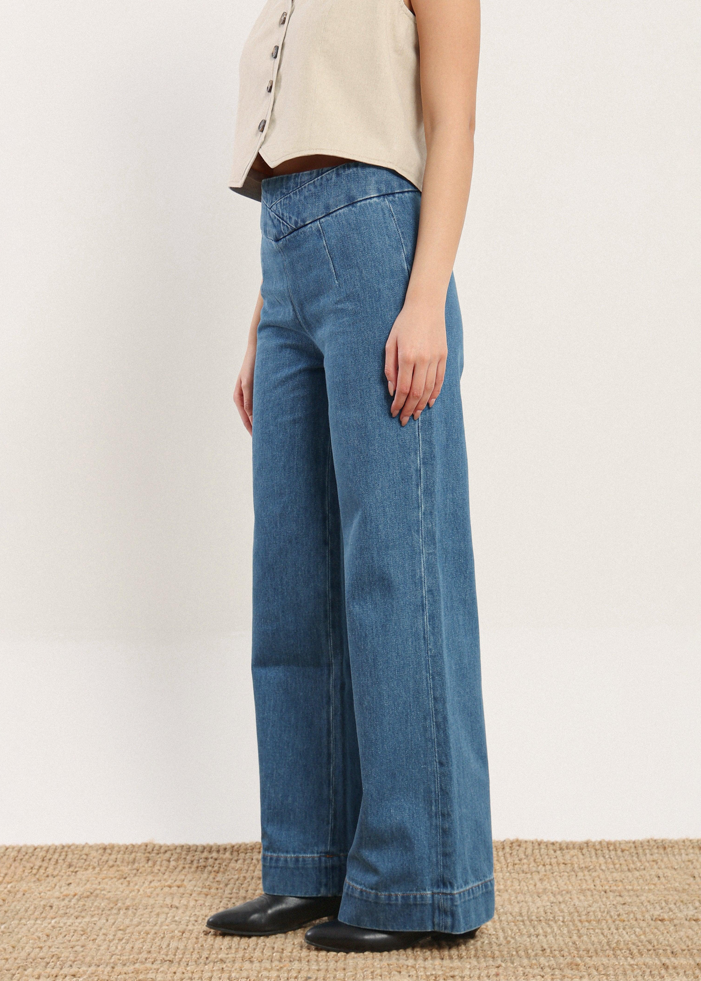Nahla denim trouser