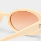 Outta love sunglasses, ecru
