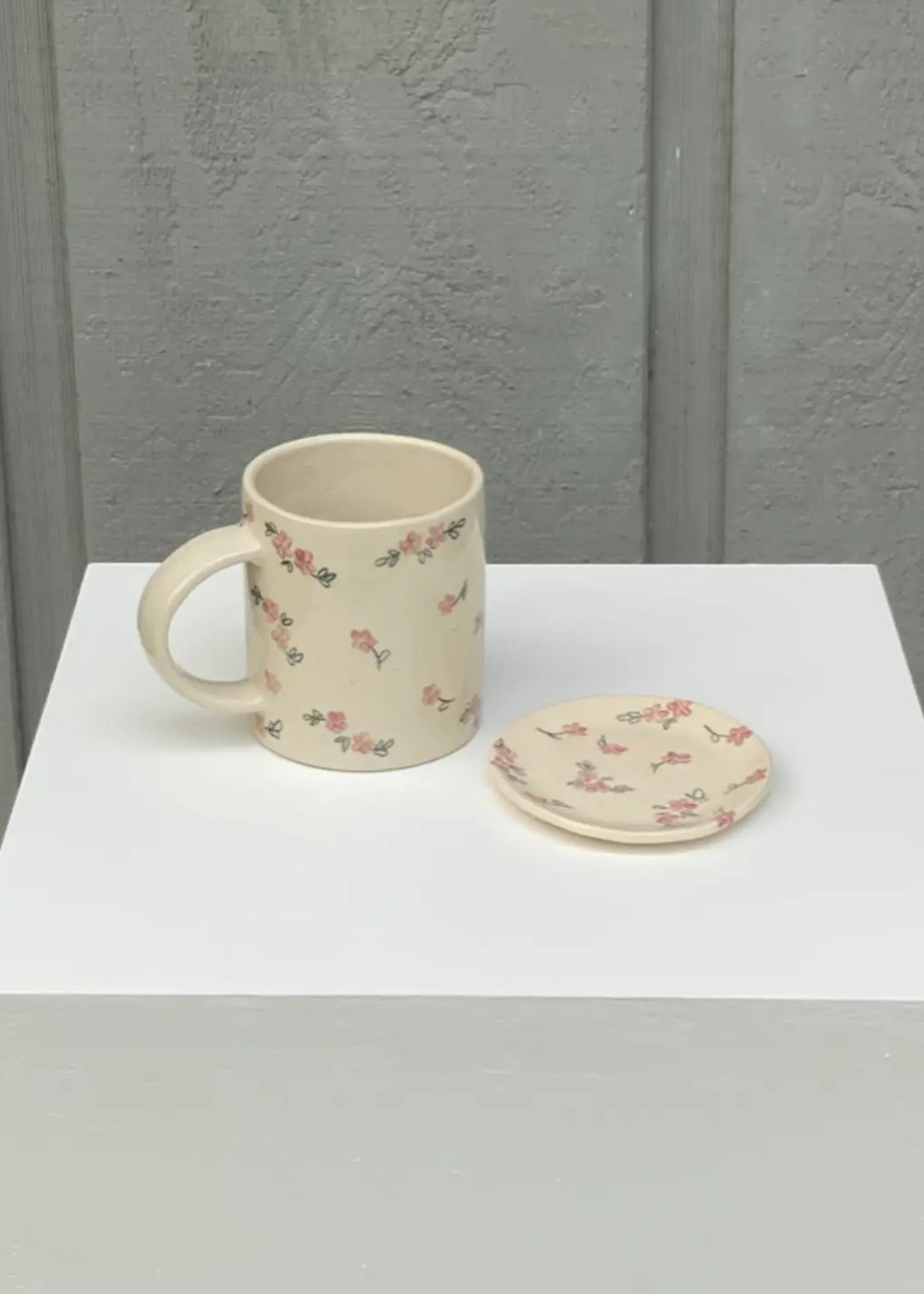 Wild flowers ring dish, rose