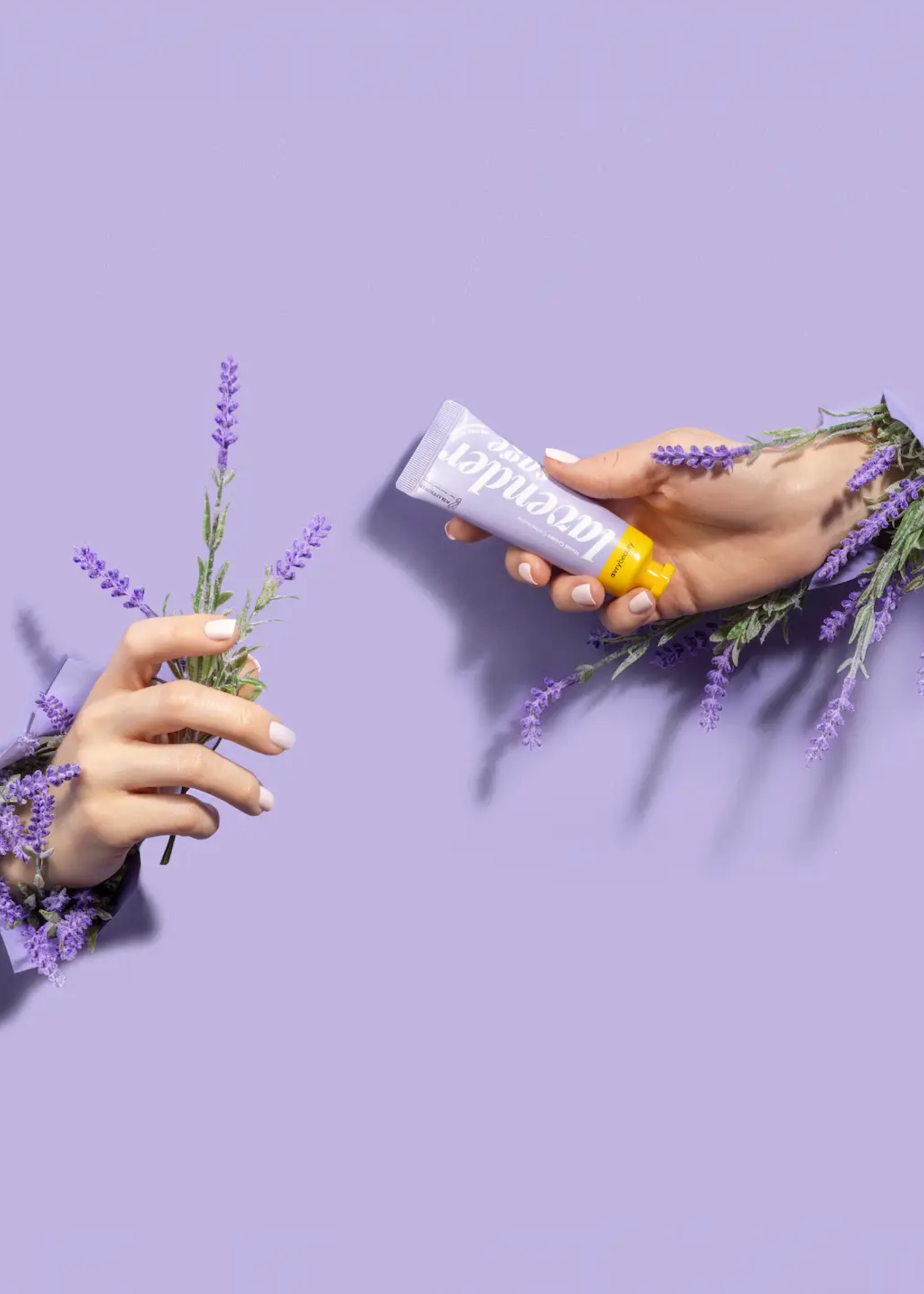 Shea butter lotion, lavender sage