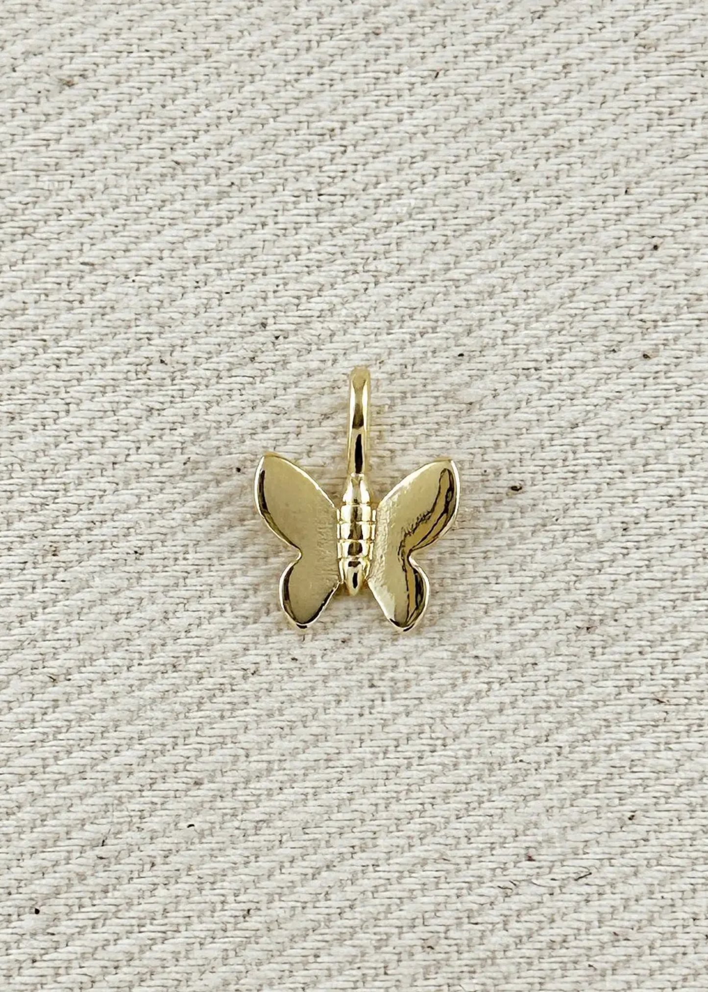 Butterfly charm, gold