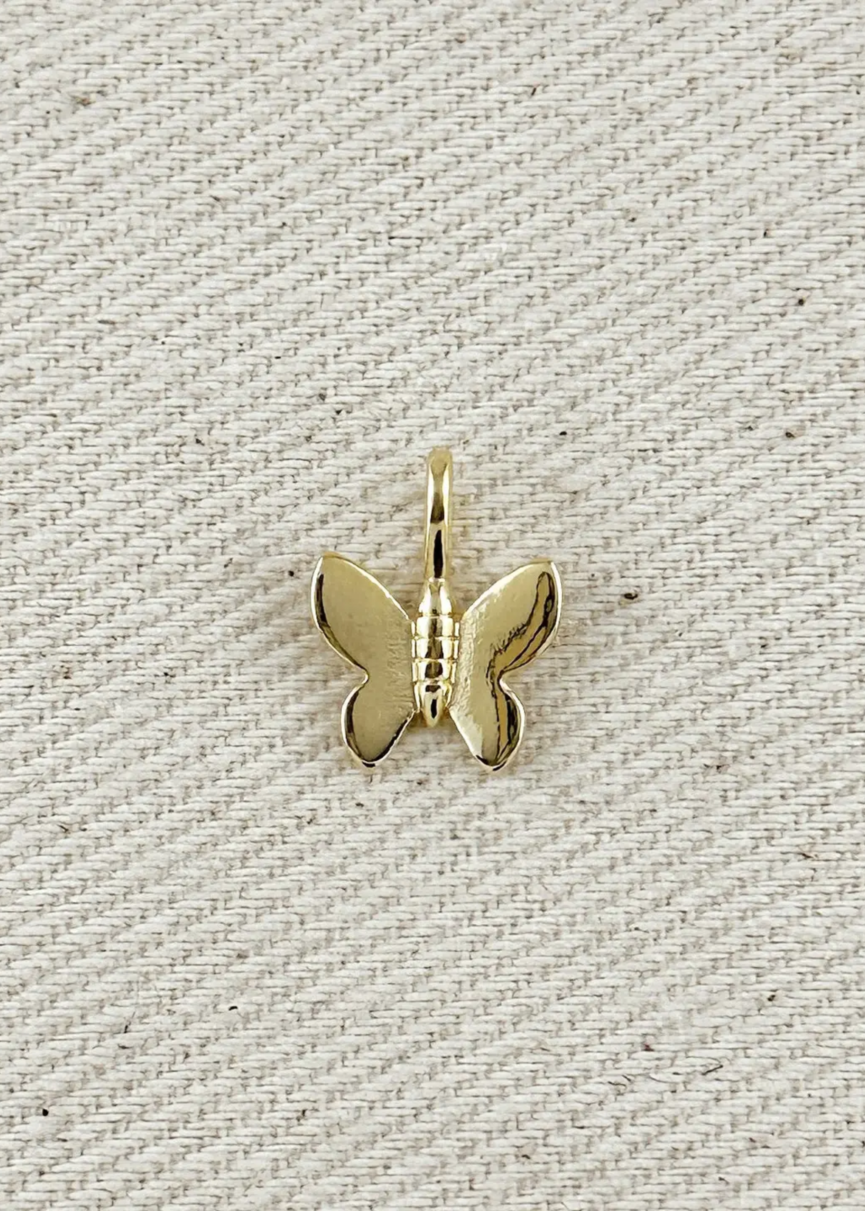Butterfly charm, gold