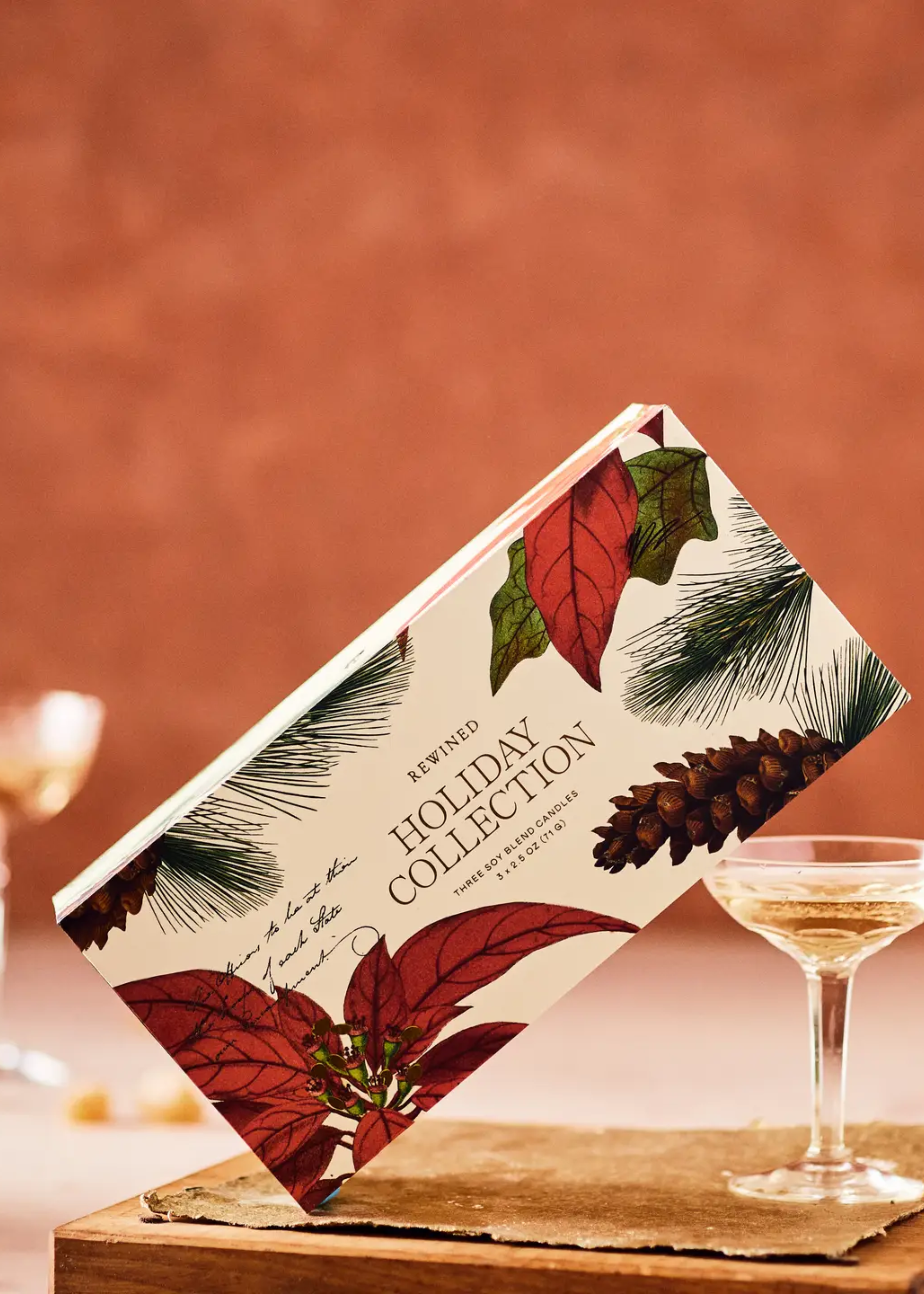 Holiday candle gift set