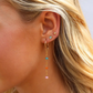 Disco opal earrings