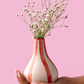 Stripe bud vase