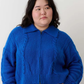 Grace zip cardigan, blue