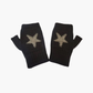 Baby alpaca star mittens