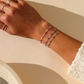 Ruby gemlink bracelet