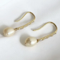Save the date dangle earrings