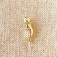 Horn pendant, gold