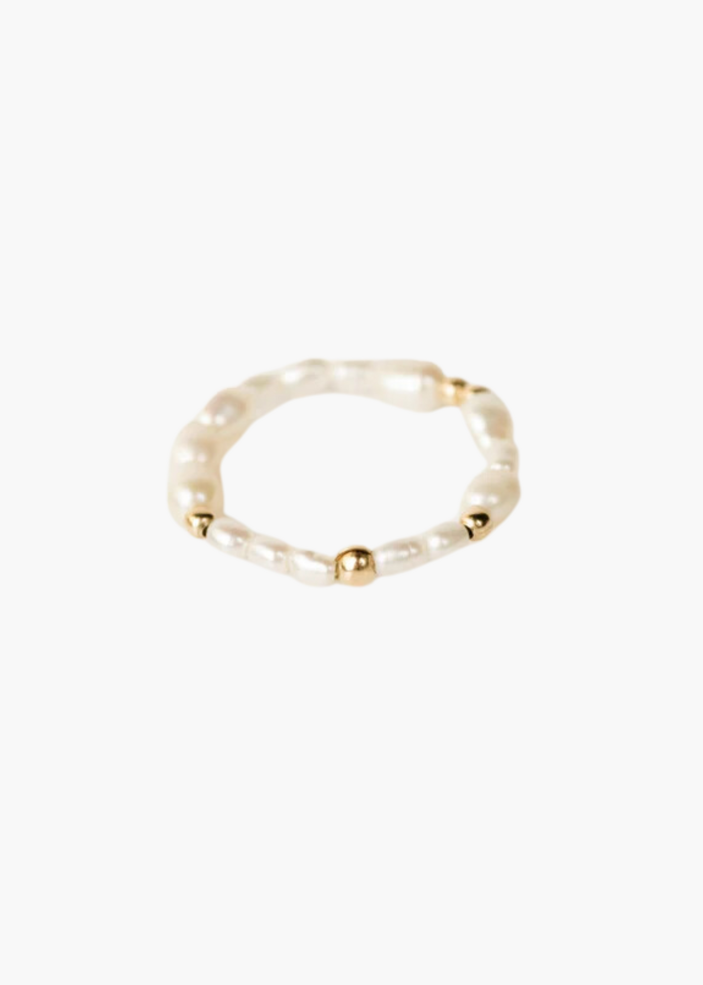 Pearl beaded ring