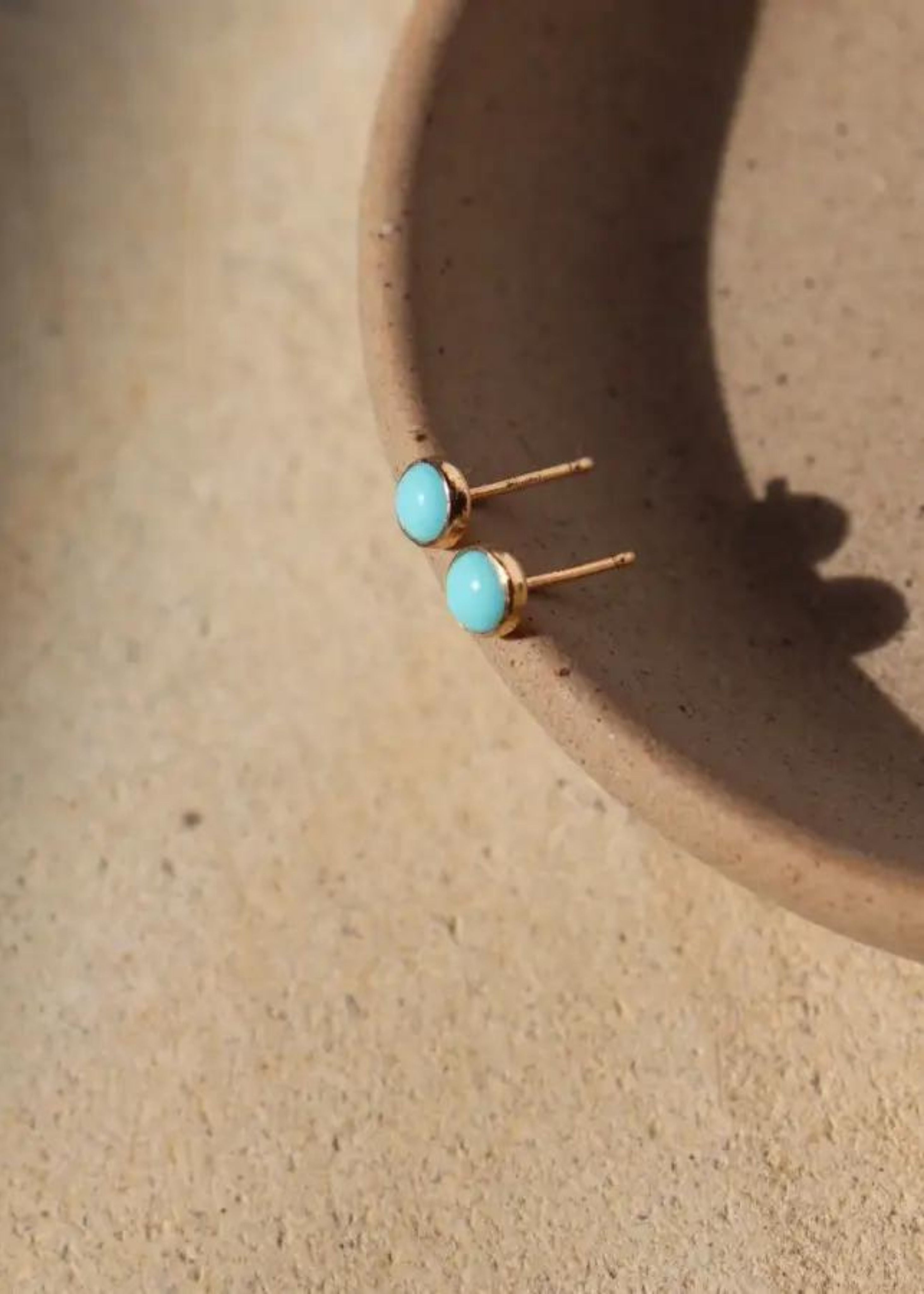 Turquoise studs