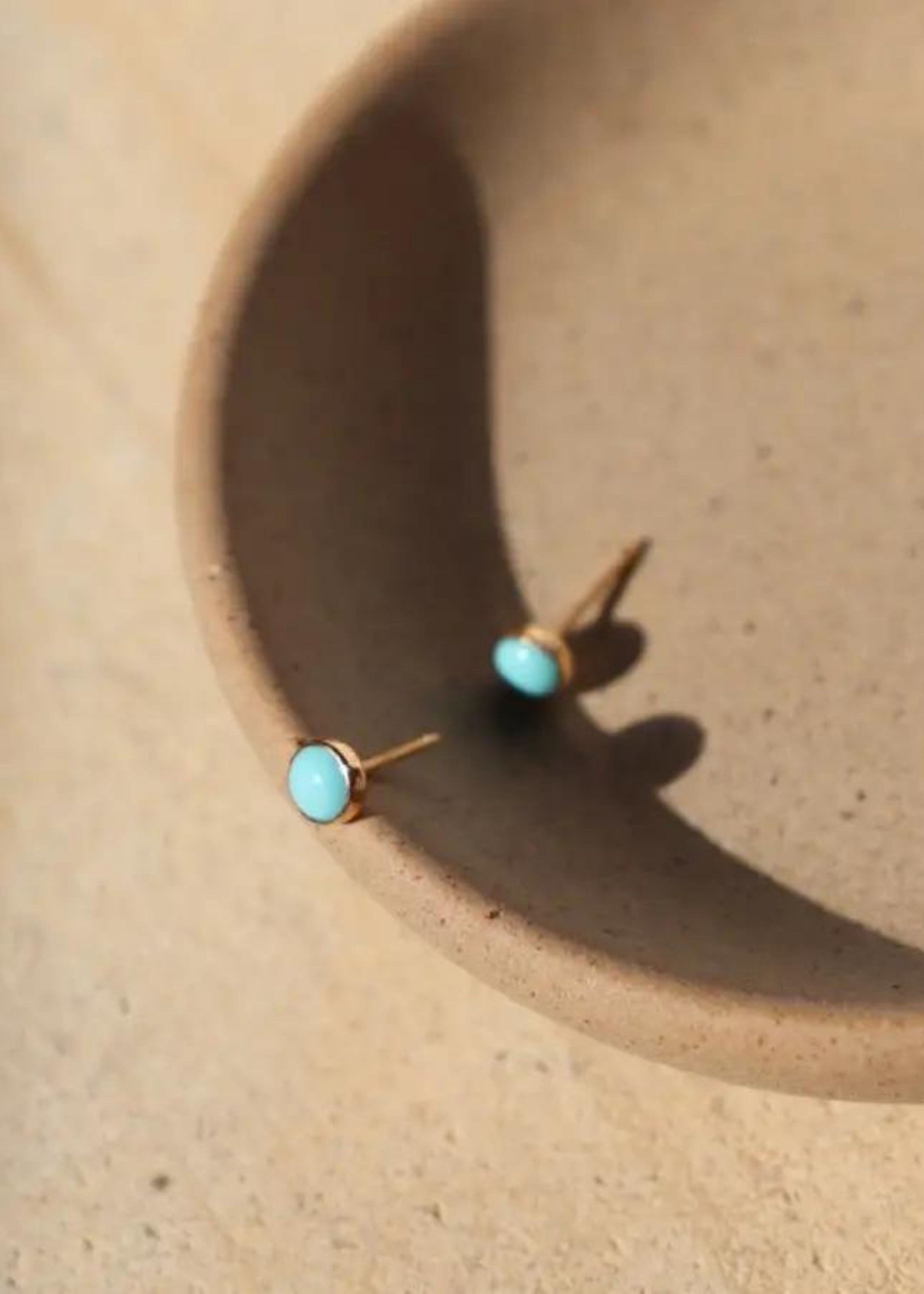 Turquoise studs
